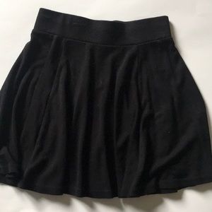 Black skater skirt